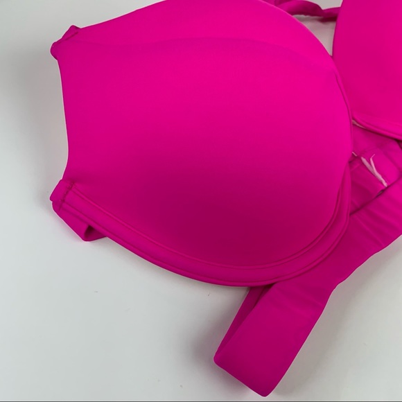Victorias Secret Bikini Top 36C Hottie Halter Pink - Picture 7 of 15